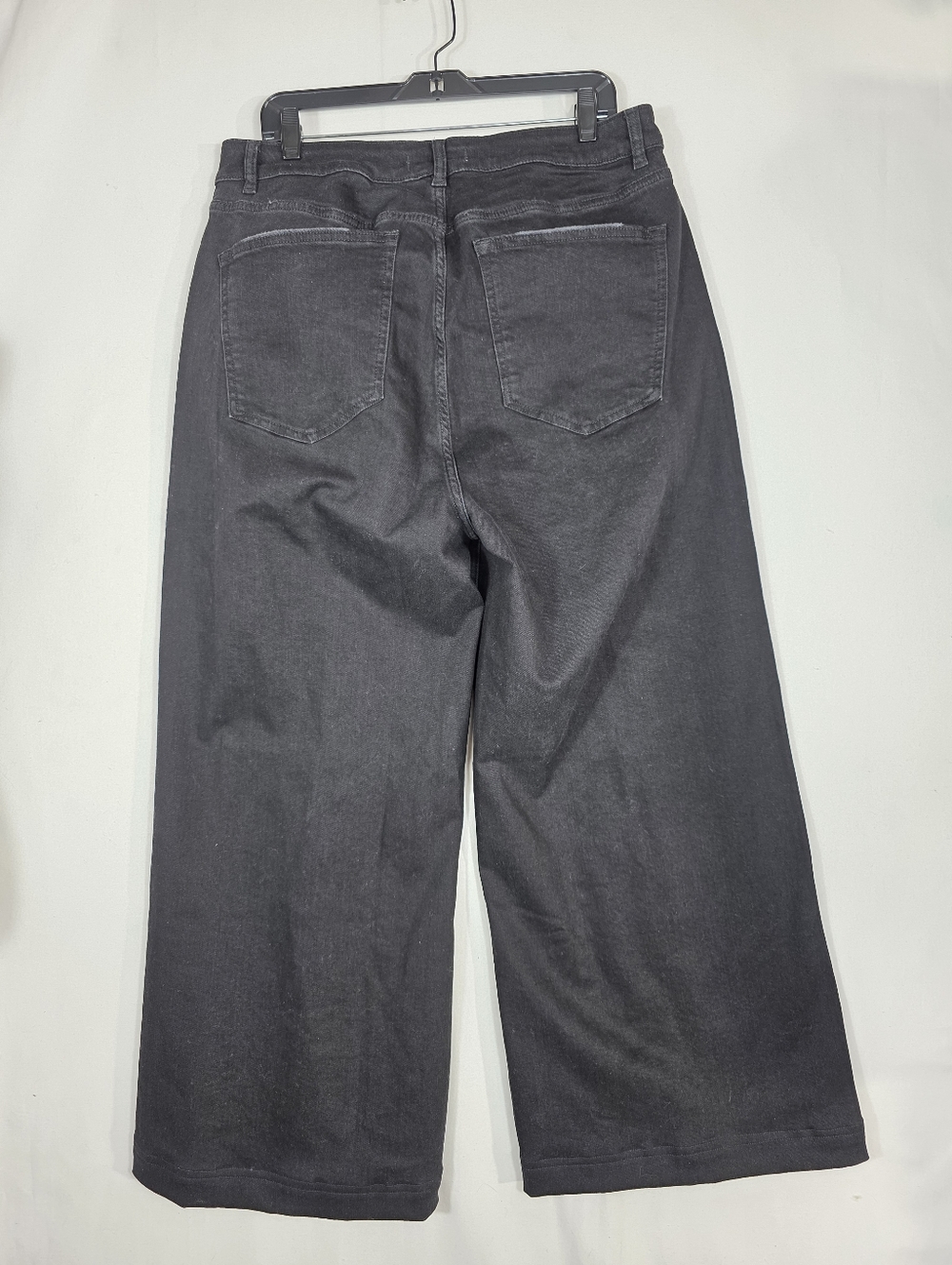 Warp + Weft NCE nice cote Wide Leg inkwell Black Jeans - Picture 14 of 14